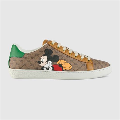 women's disney x gucci ace sneaker|Disney x Gucci Mickey Mouse Collection .